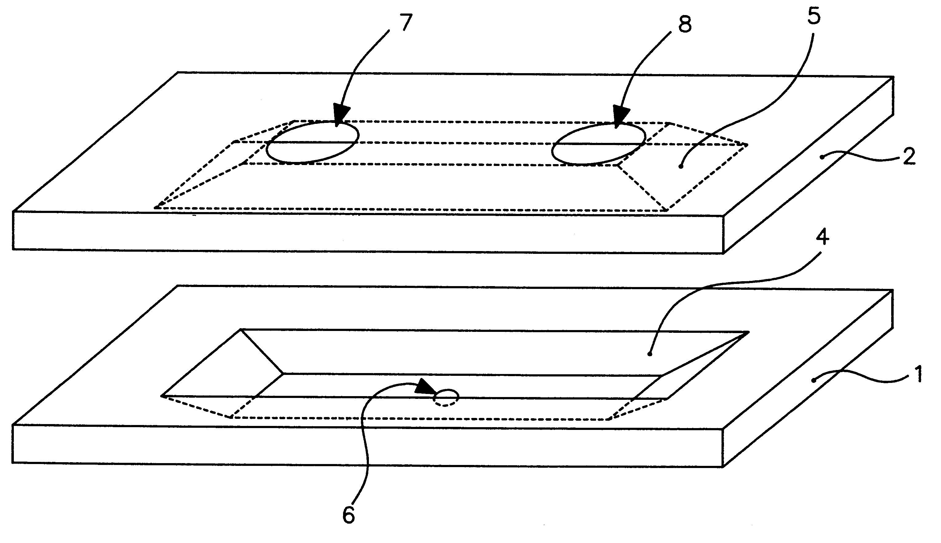 Flow-through sampling cell and use thereof