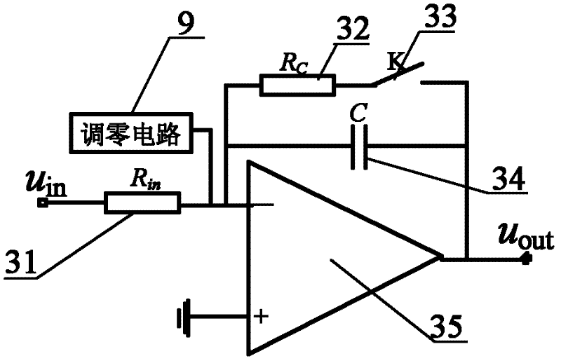 Short-time slowly-varying high-current measuring device based on (printed circuit board) PCB type Rogowski coil