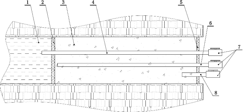 Hole sealing device for coal seam water infusion long hole