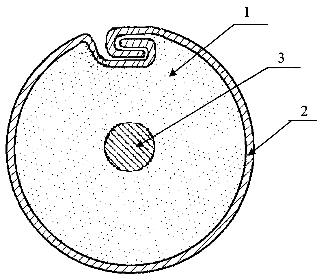 Large-diameter flux-cored wire for revolving body or wear-resistant composite board overlaying welding