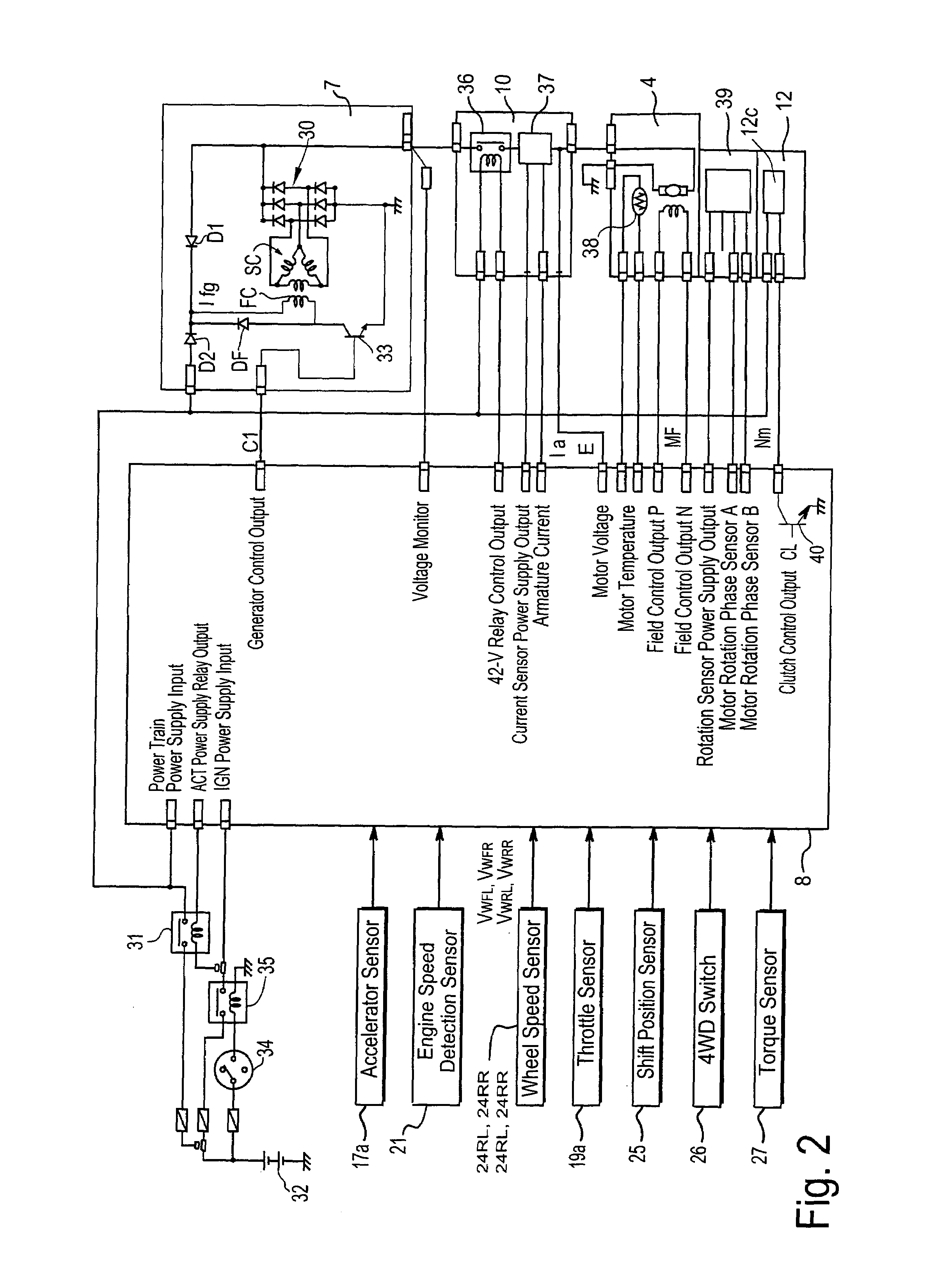 Vehicle driving force control apparatus