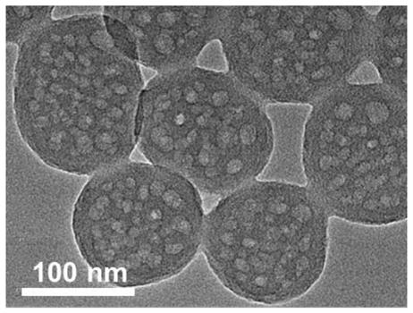 Preparation of multi-cavity carbon spheres by a self-assembly method driven by surface energy and its application