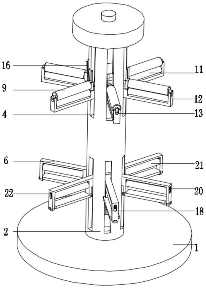 Textile skein fluffing device