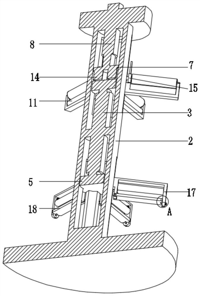 Textile skein fluffing device