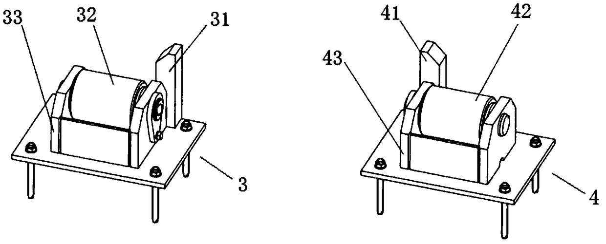 Special rail device for rubbish station butt joint box