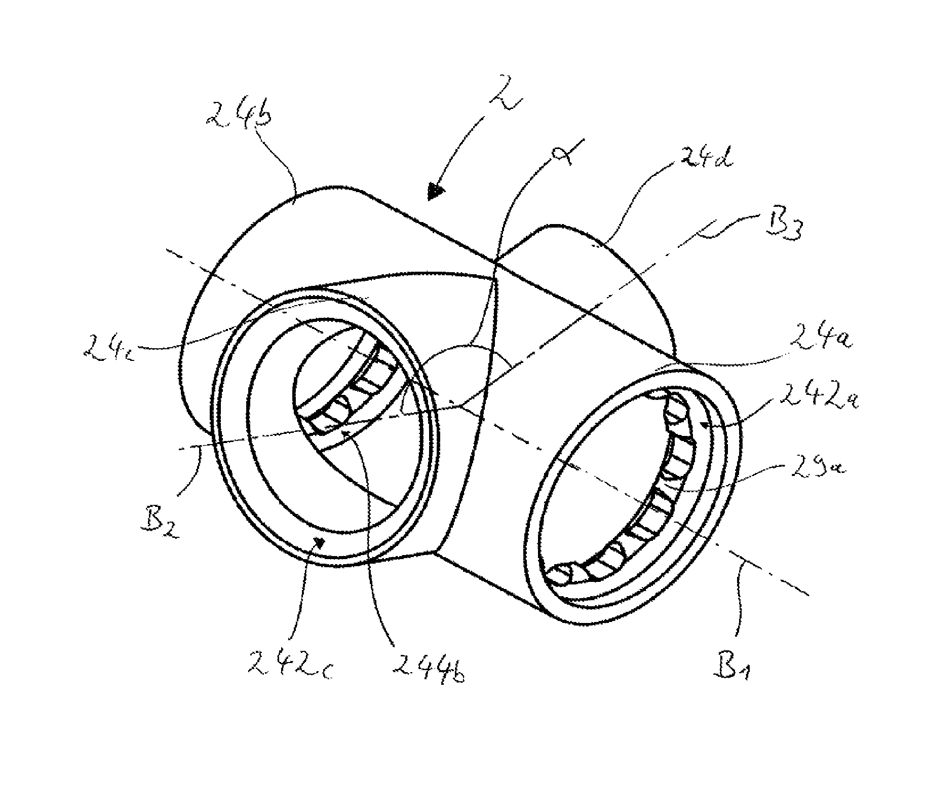 Axle link coupling unit