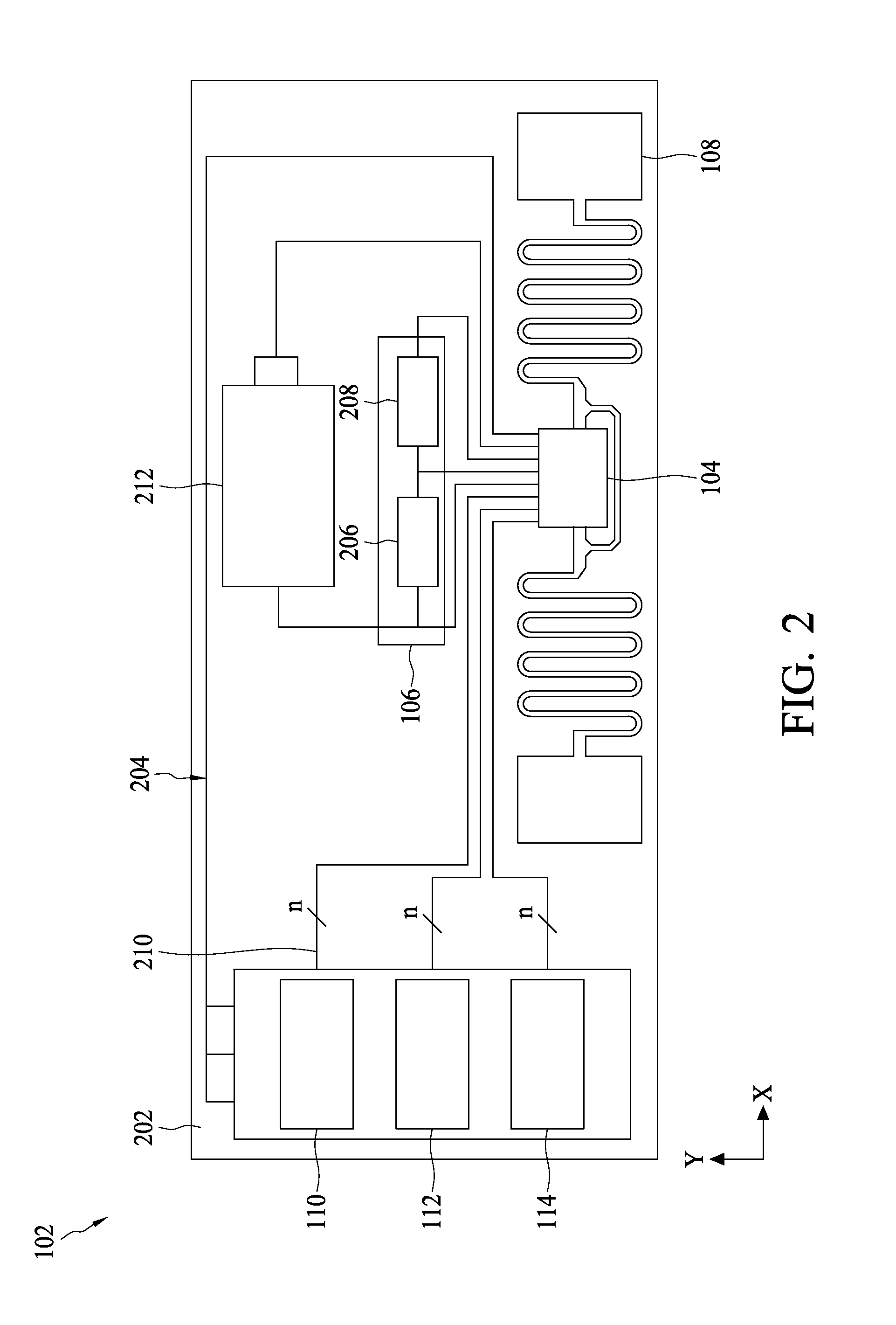 RFID based thermal bubble type accelerometer and method of manufacturing the same