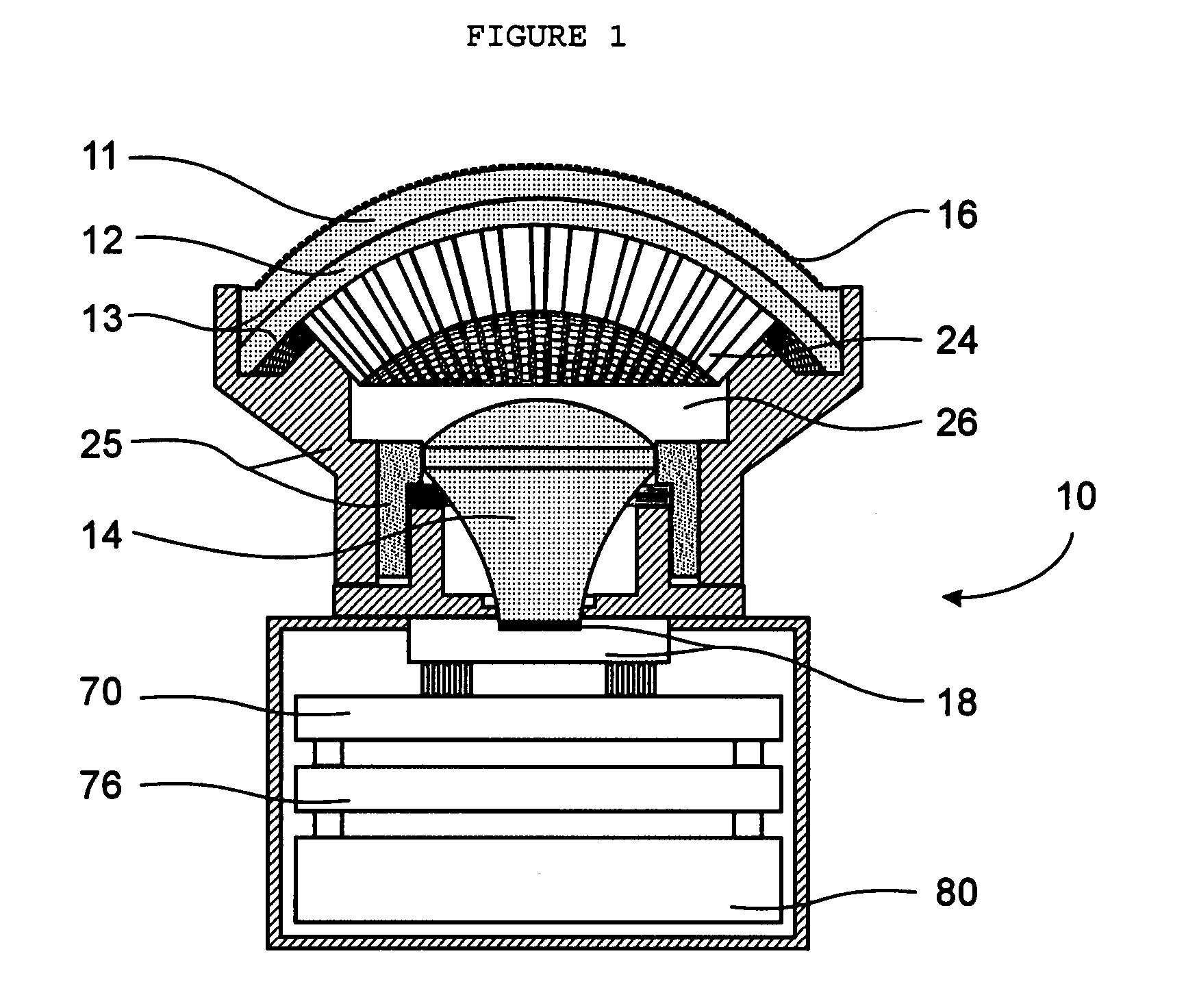 Fiber coupled artificial compound eye