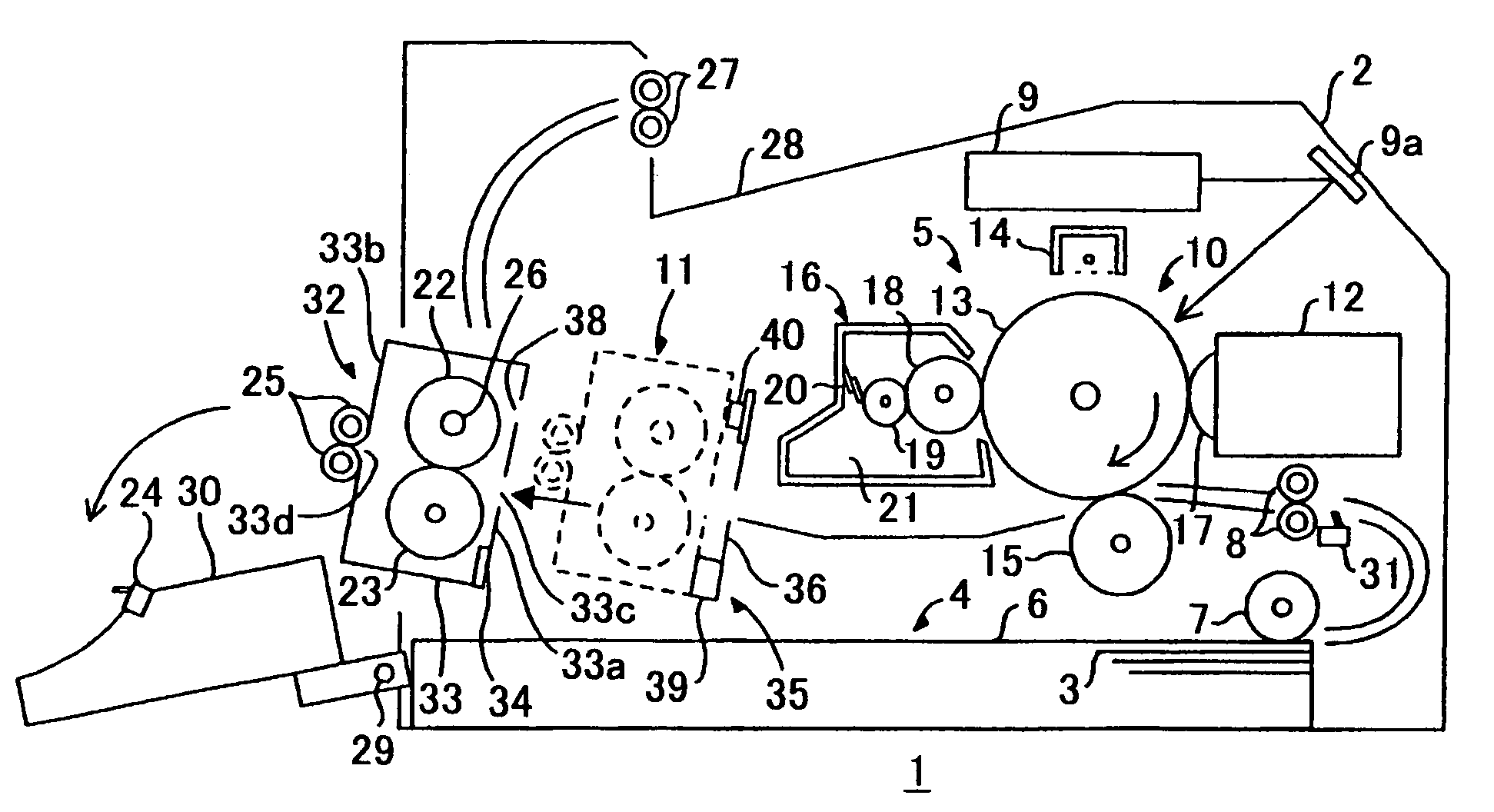 Thermal fixing device and image forming device provided with the same