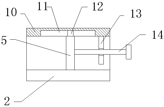 Branch test connection device for high-speed data acquisition equipment