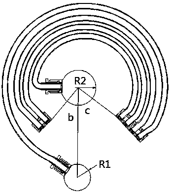 Heat tube with distance optimizing design