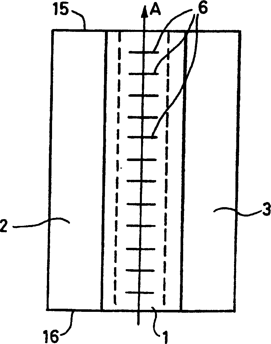 Fluidized bed boiler furnace comprising two hearths separated by an inside leg area