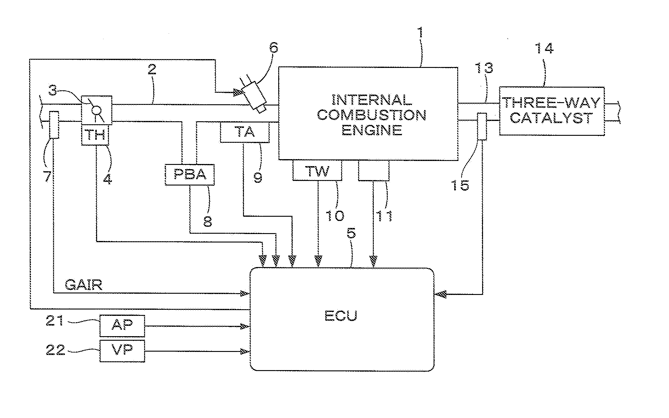 Air-fuel ratio control system for internal combustion engine