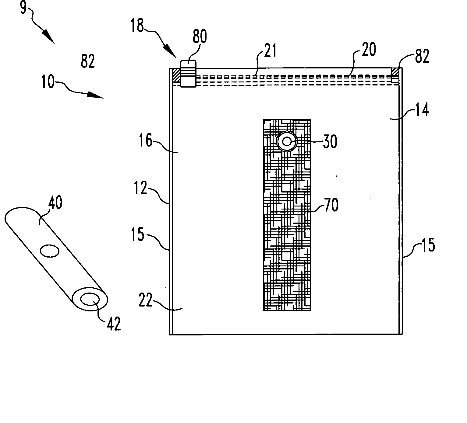 Storage system having a disposable vacuum bag