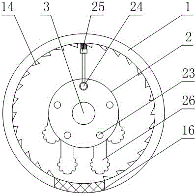 Anti-accumulation powder grinder