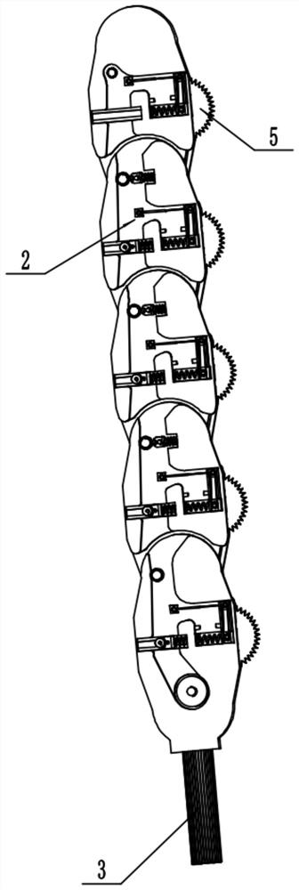 Deformable electric saw