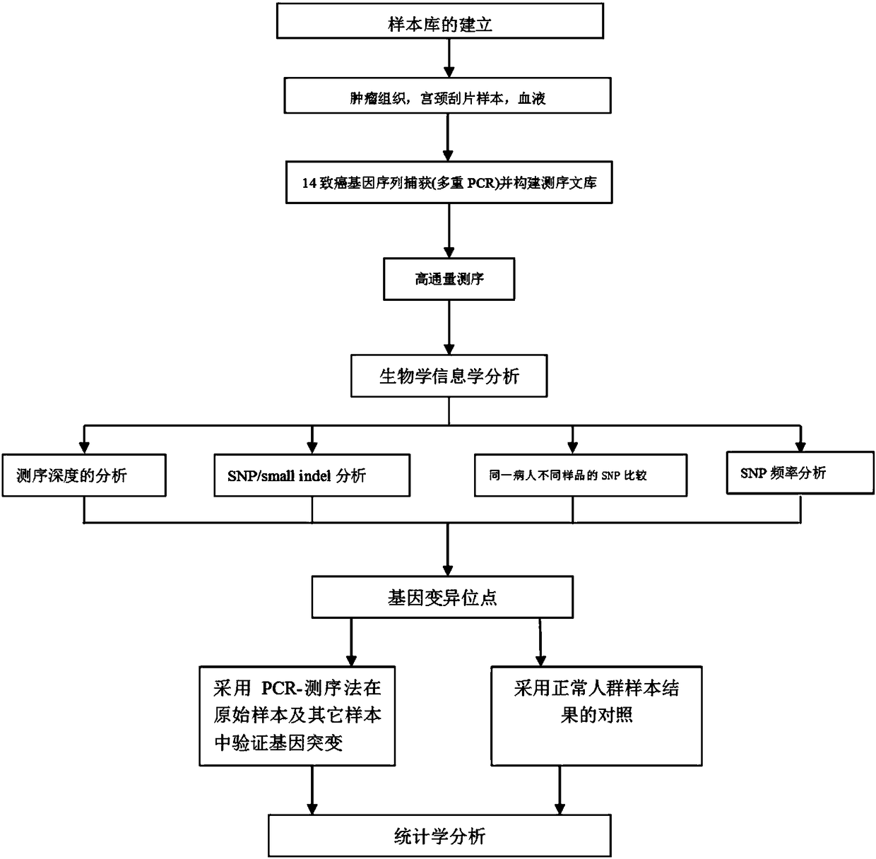 Primer set, kit, library and application for multi-gene combined detection of gynecological tumors