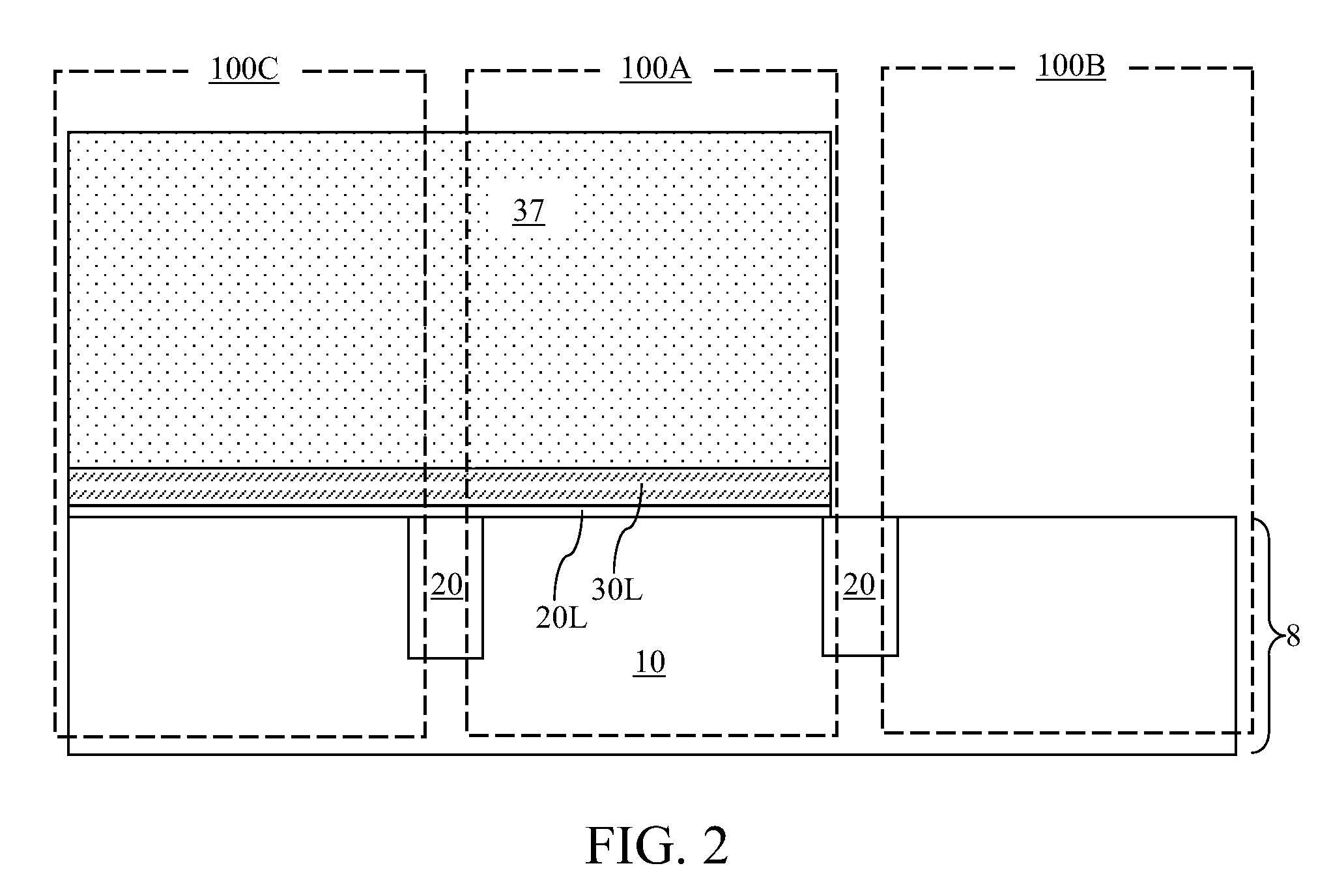 Metal gate compatible flash memory gate stack