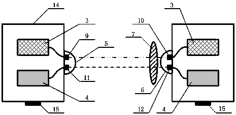 Device for achieving electric testing high-voltage field protection through multi-band frequency mutual switching