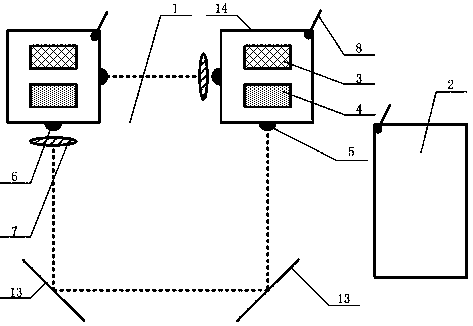 Device for achieving electric testing high-voltage field protection through multi-band frequency mutual switching