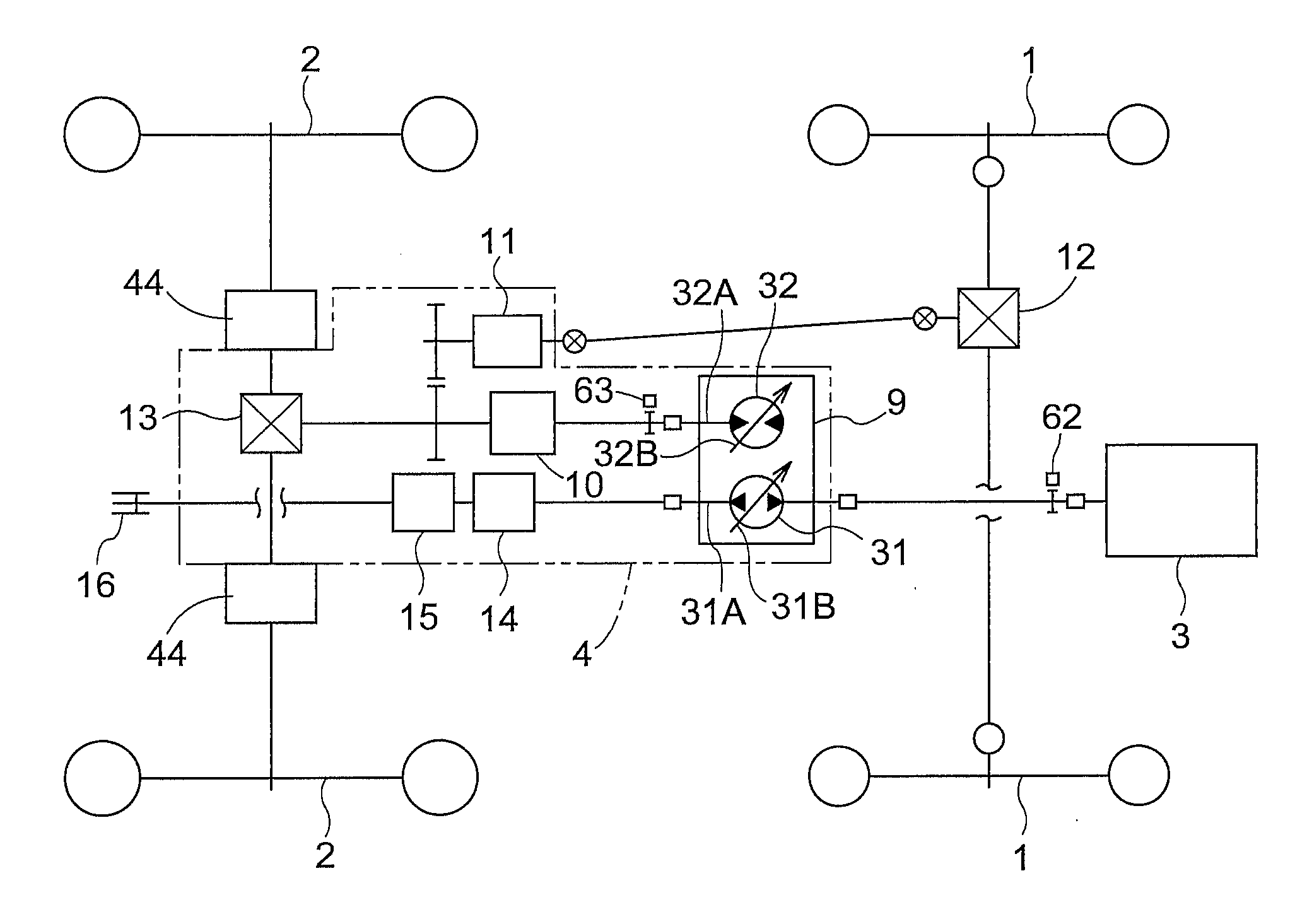 Speed Change System for Work Vehicle