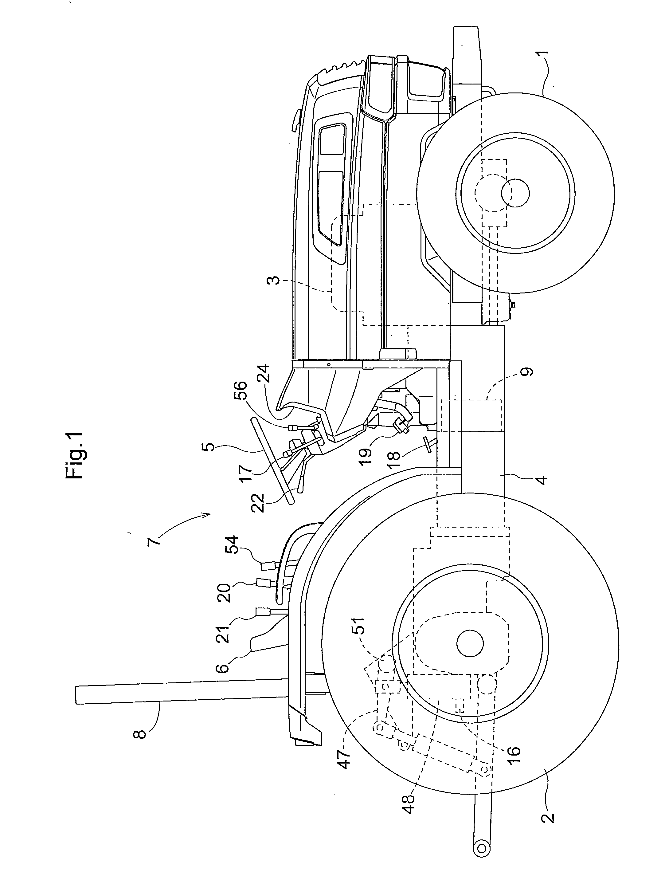 Speed Change System for Work Vehicle