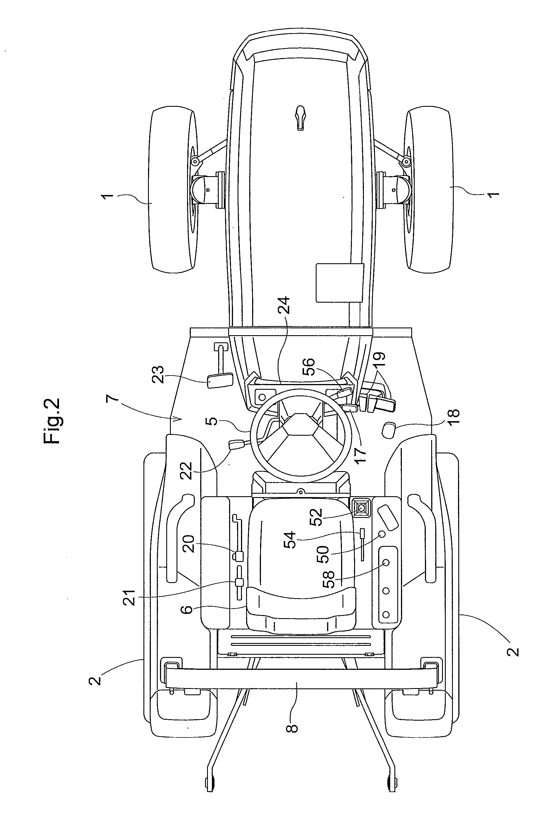 Speed Change System for Work Vehicle