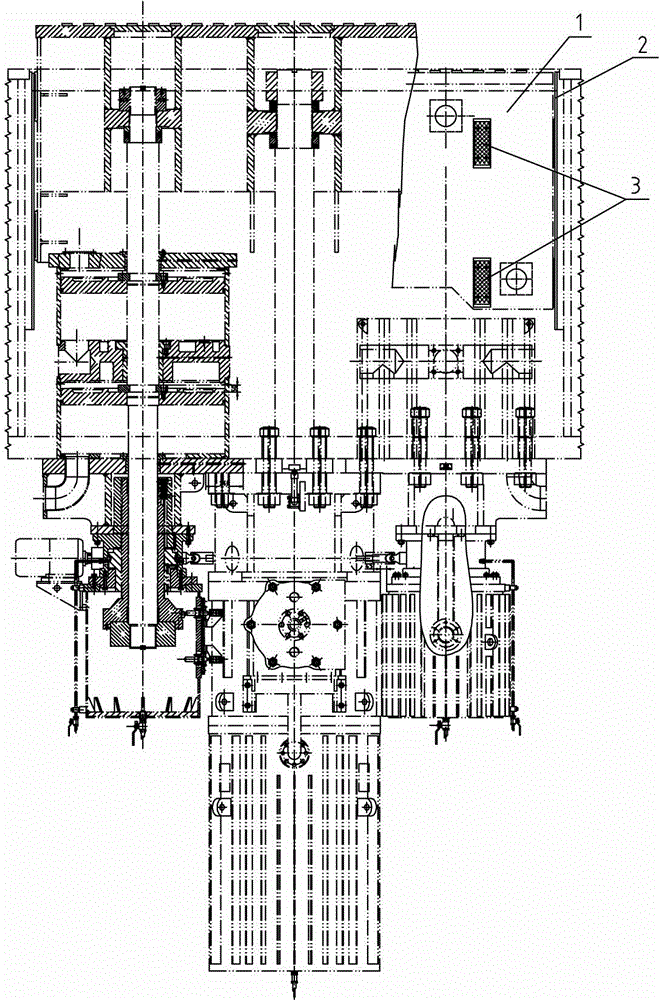 Air cushion top crown guide rail self-lubricating device