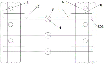 180-degree axial element and processing method thereof