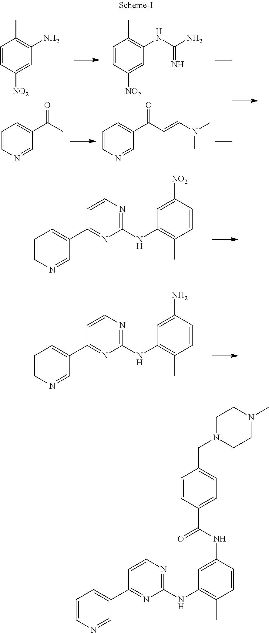 Process for the preparation of imatinib and salts thereof