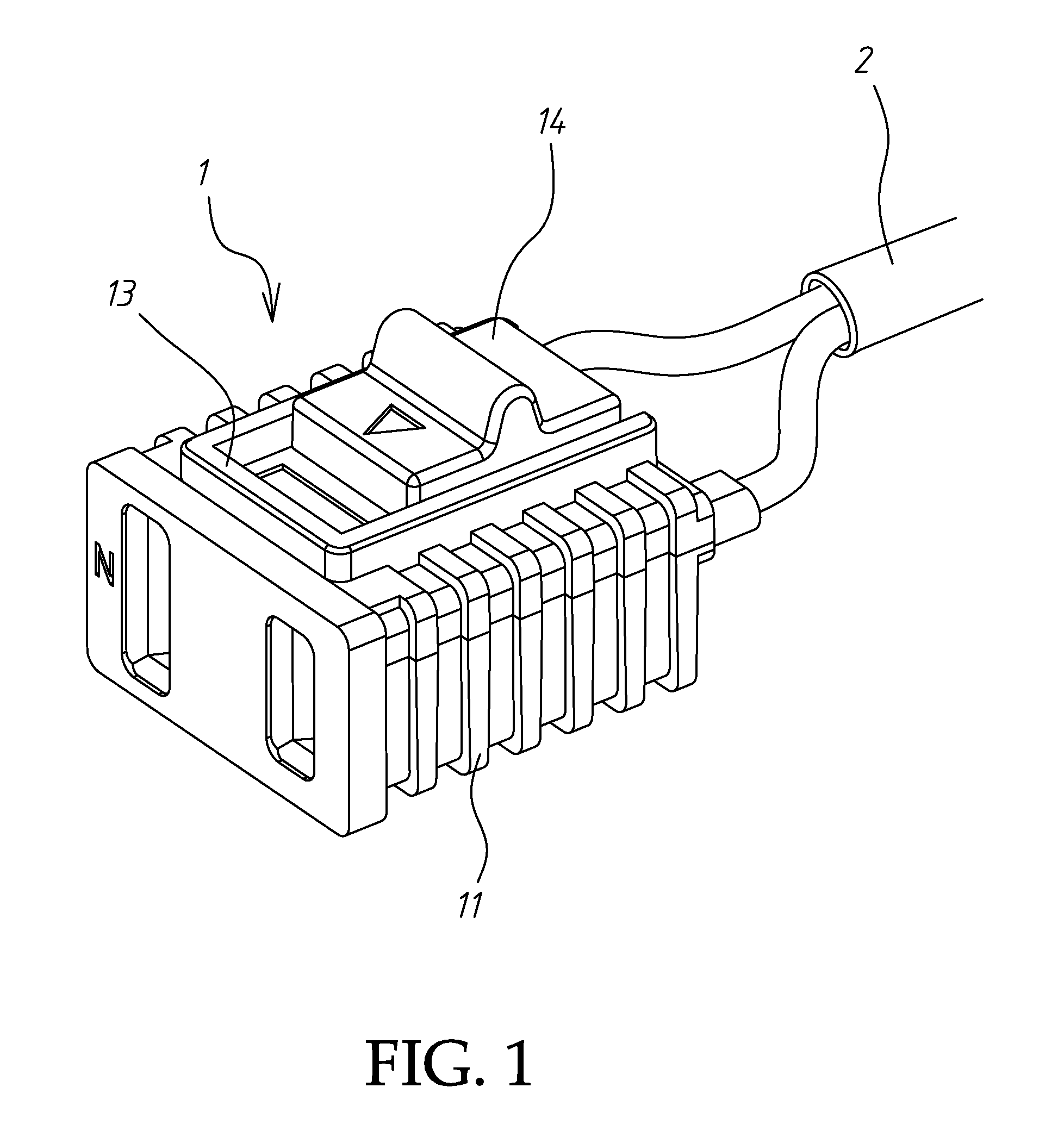 Electric socket having means to lock the blades of inserted electric plug