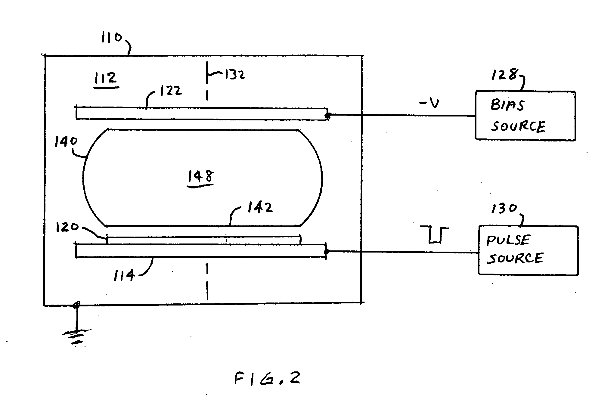 Plasma ion implantation system with axial electrostatic confinement