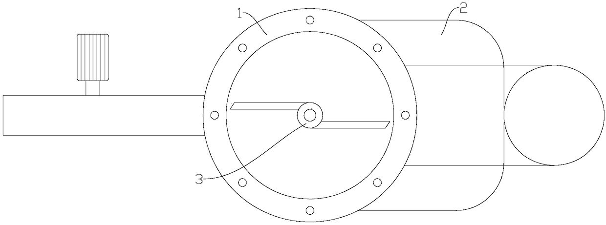 Novel powder discharging device