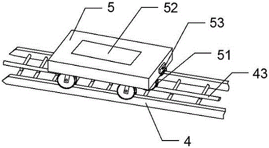 Pass-through and empty-dish collection device with underground passage