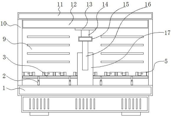 Automobile key battery automatic assembling equipment with anti-dislocation performance