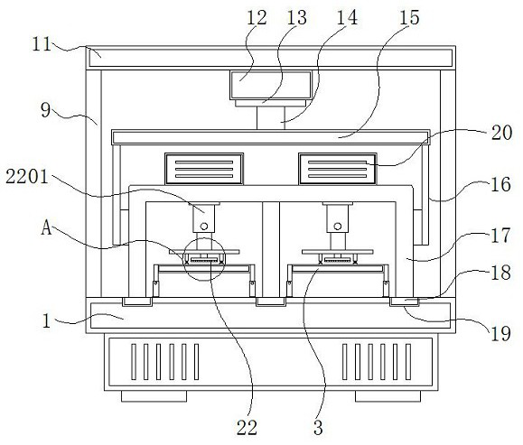 Automobile key battery automatic assembling equipment with anti-dislocation performance