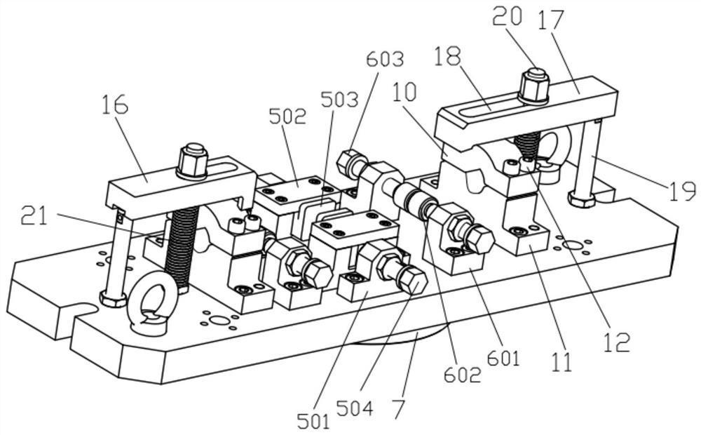 A cooling and welding device for thin-walled sheet metal parts