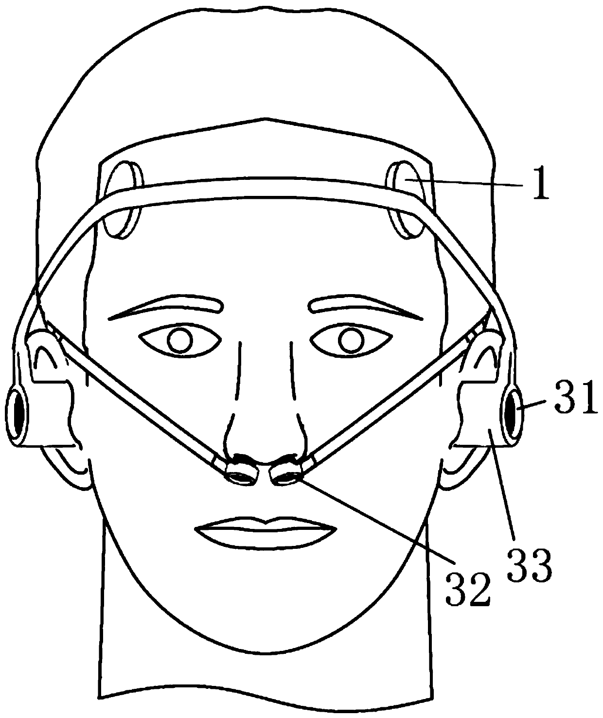 Treatment device for treating Alzheimer's disease (AD)