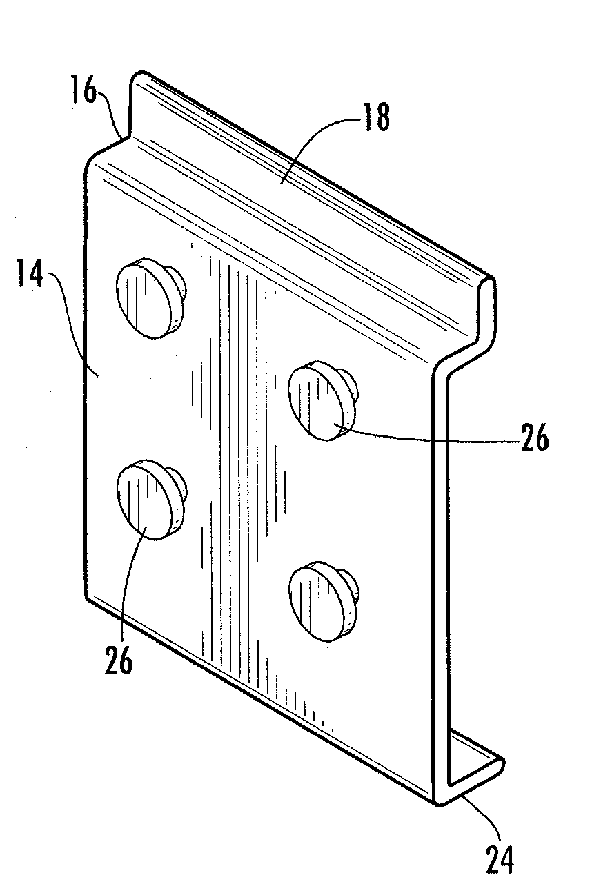 Mounting Bracket For Slat Walls