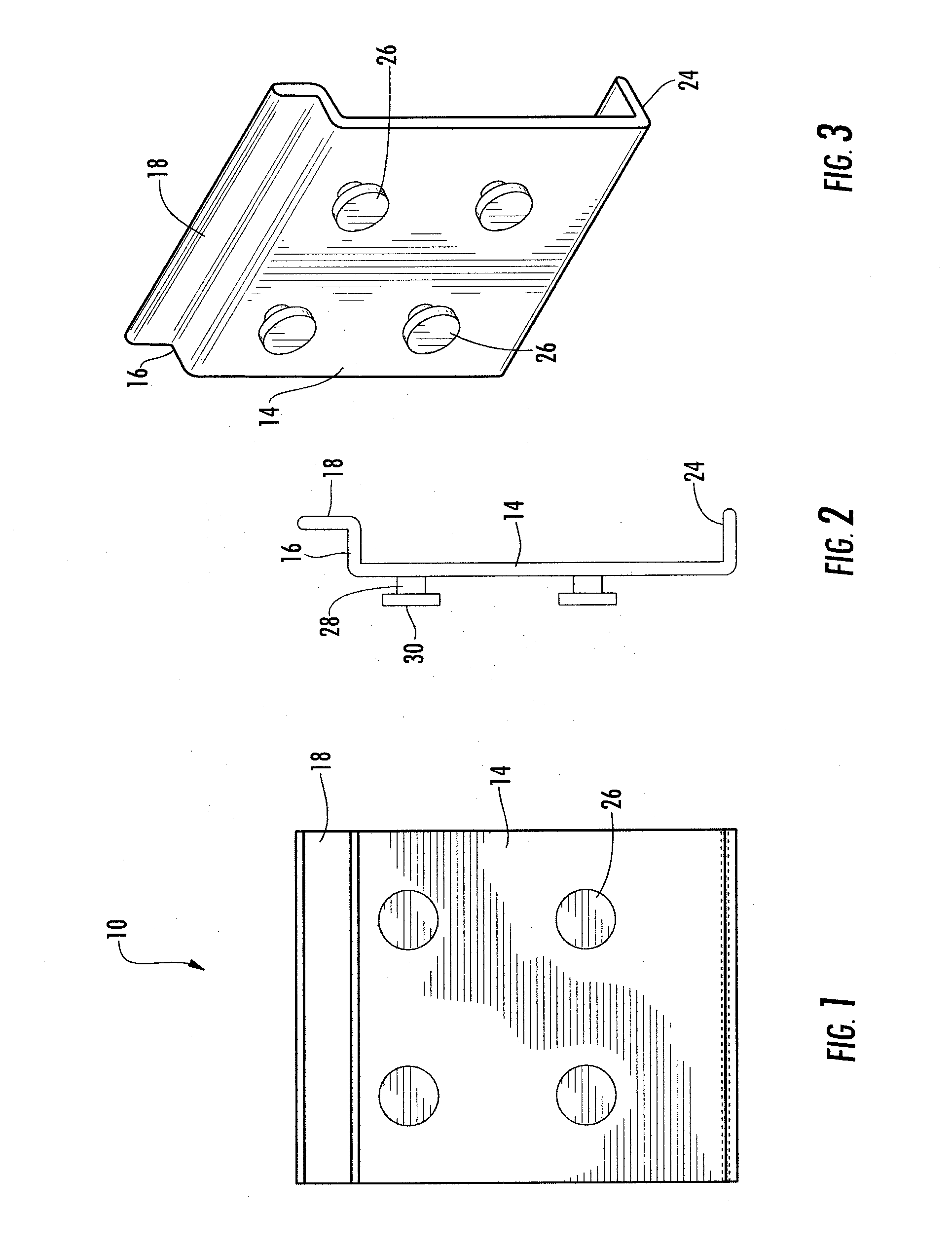 Mounting Bracket For Slat Walls