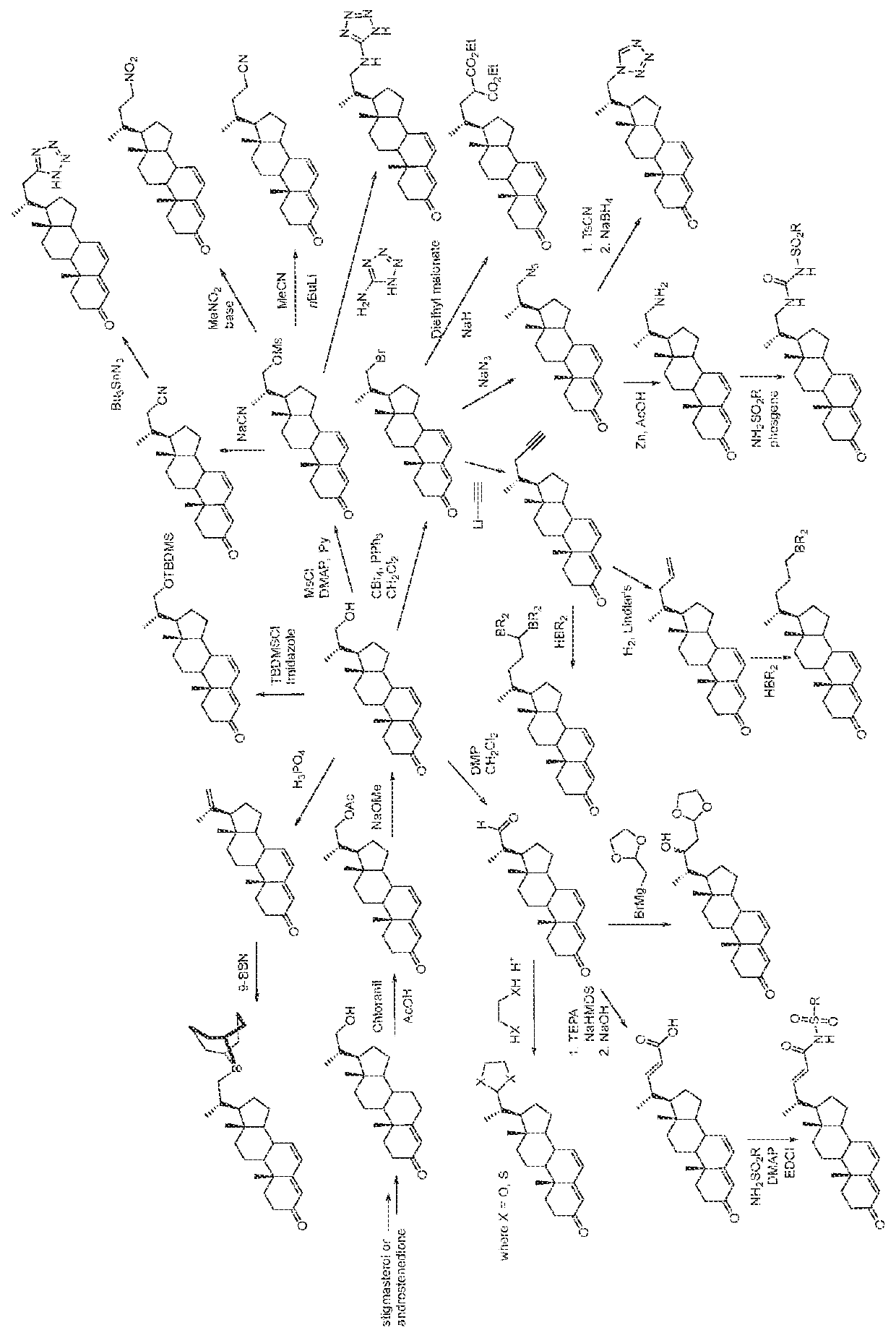 Intermediates for the synthesis of bile acid derivatives, in particular of obeticholic acid