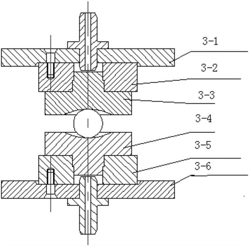 Mass and center three-point supporting redundancy measuring equipment