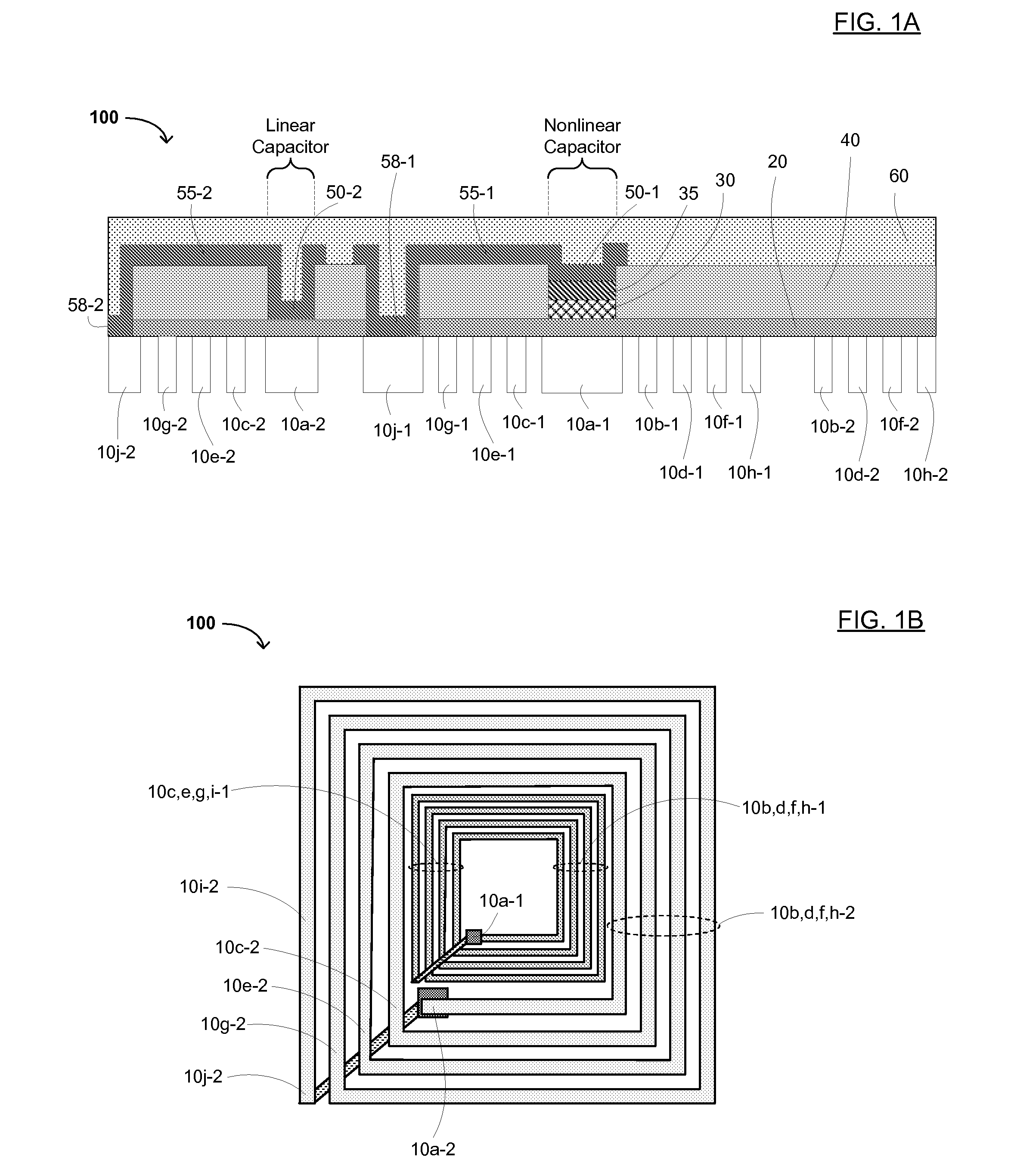 Electronic article surveillance (EAS) tag/device with coplanar and/or multiple coil circuits, an EAS tag/device with two or more memory bits, and methods for tuning the resonant frequency of an RLC EAS tag/device