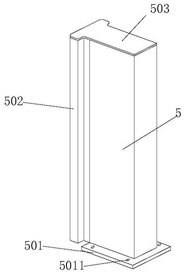 The construction method of drawing and folding unloading platform without penetrating the wall and raising the anchor support