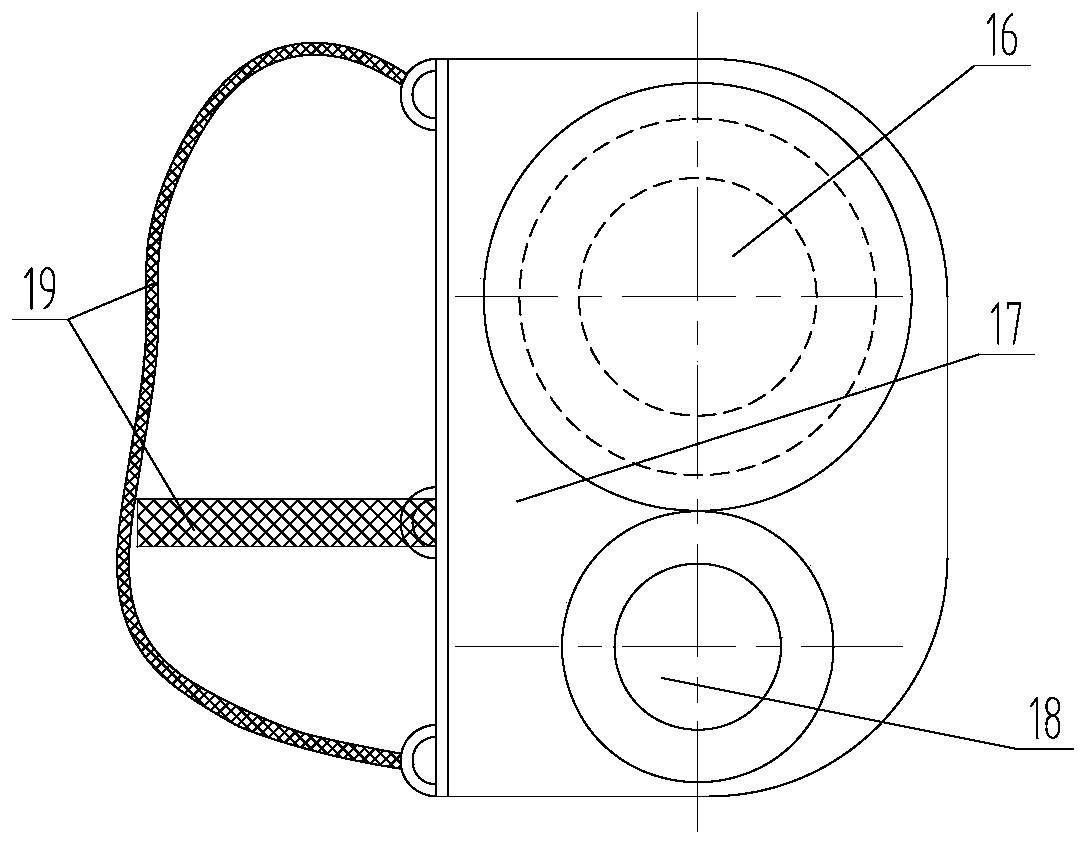 A hoisting device for pilots boarding and leaving ships