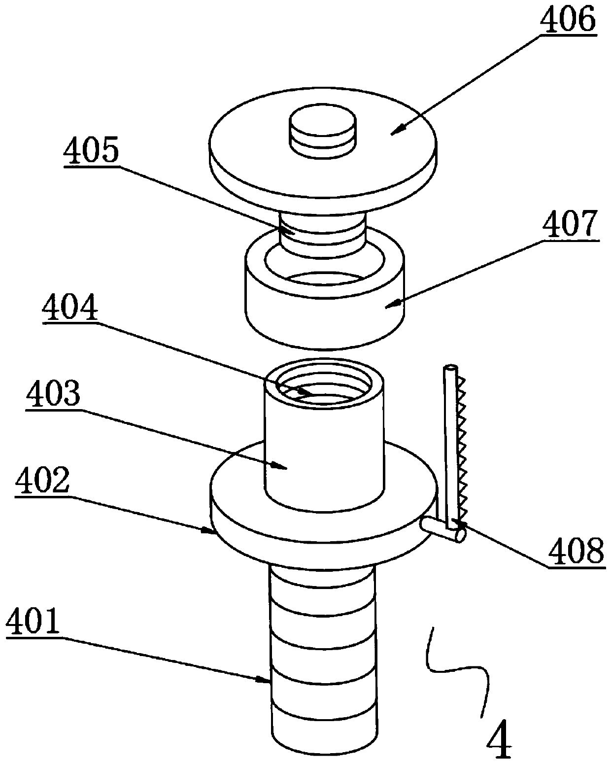 Rapid packing machine for fragile products in logistics transportation process