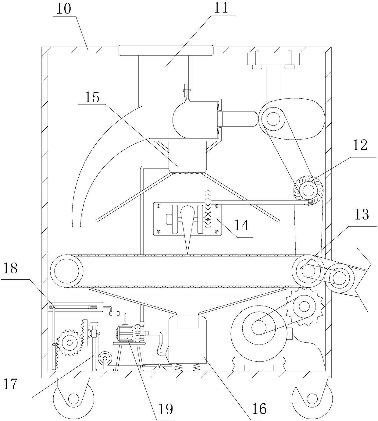 Cutting device of viscoelastic food