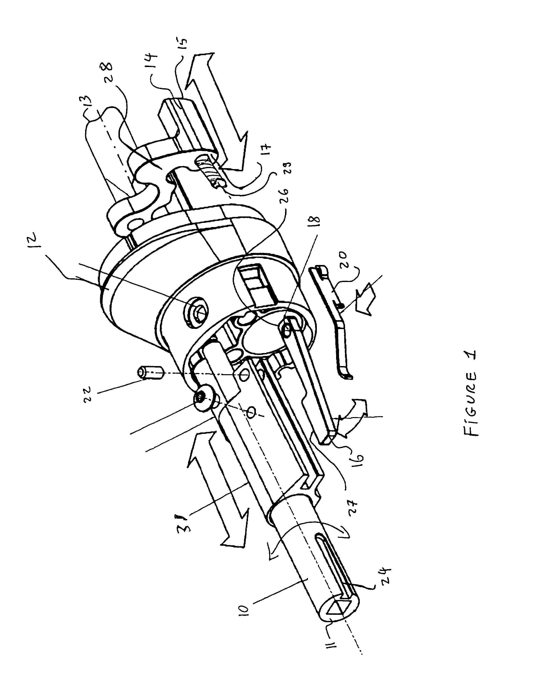 Safety lockout for actuator shaft