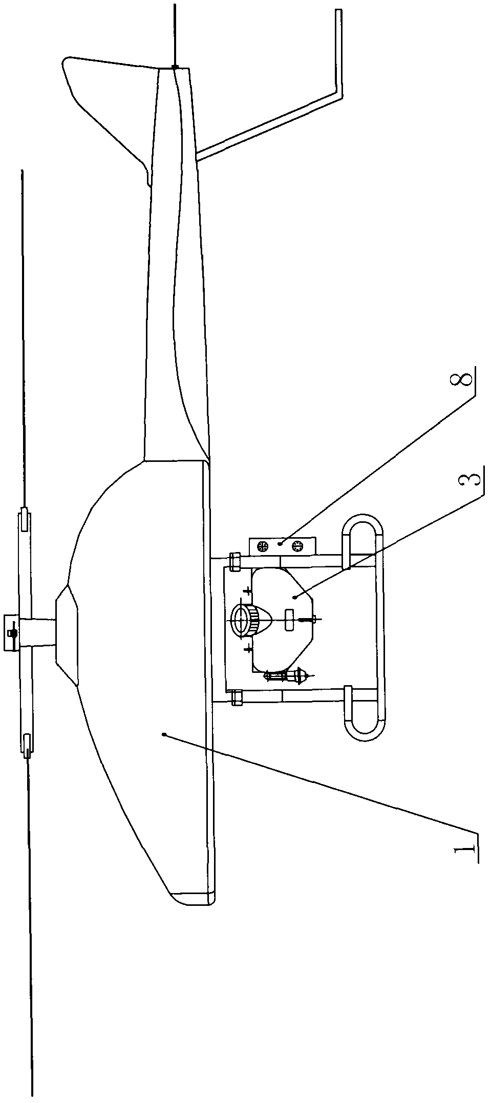 Intelligent pesticide application unmanned helicopter