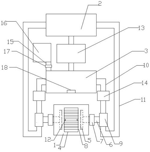 Cooling circulation system of cast-weld device